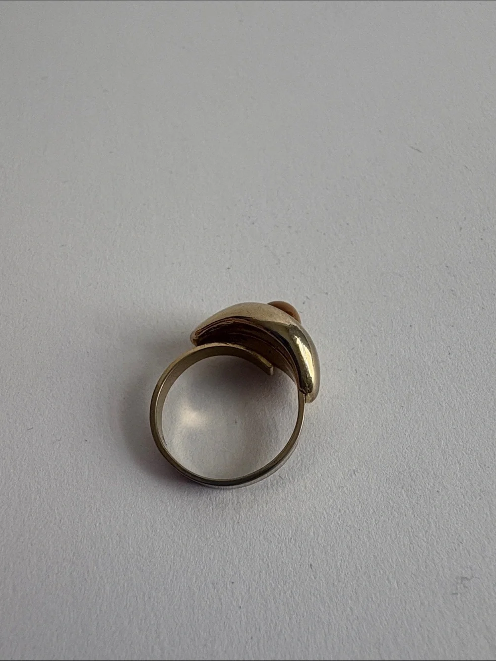 Gold Tiger’s Eye Signet Ring Oval Stone Adjustable Women Jewelry